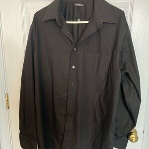 George Black Button-Up Shirt size extra large